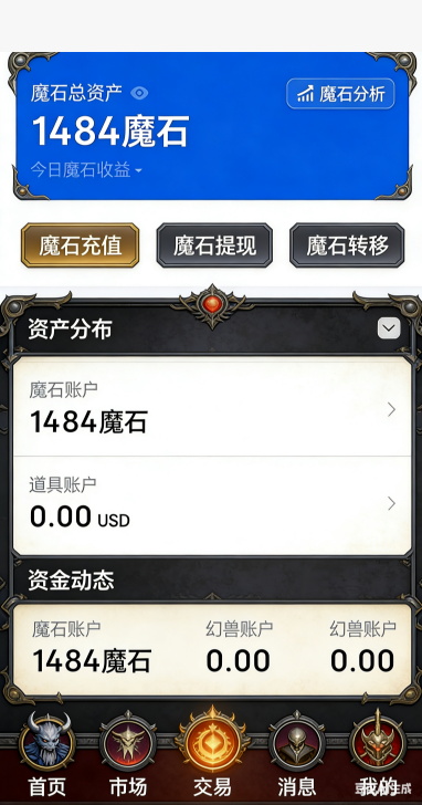 魔域手游游戏界面